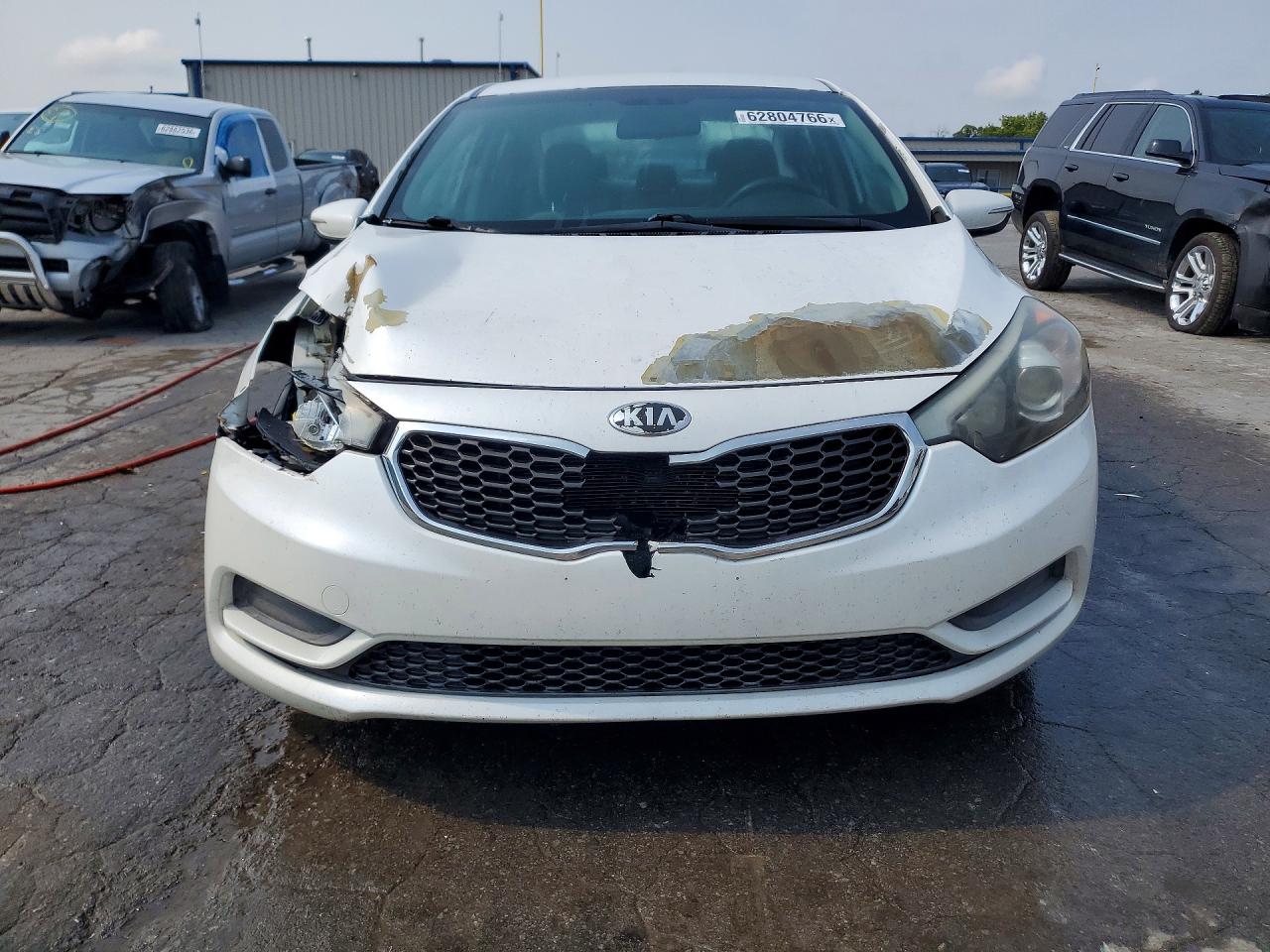 2015 Kia Forte Lx White vin: KNAFX4A6XF5339244