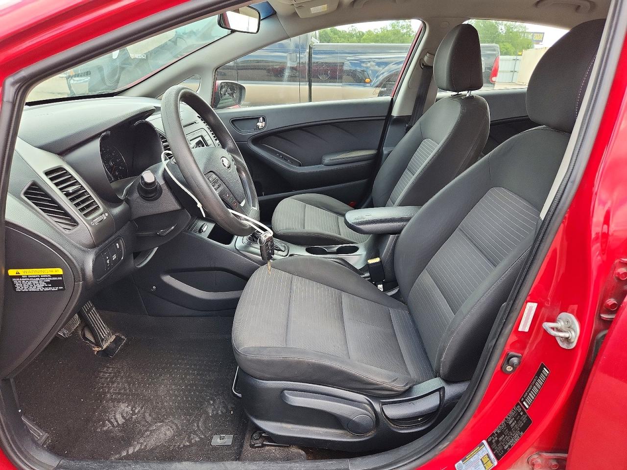 2015 Kia Forte Lx Red vin: KNAFX4A6XF5341673