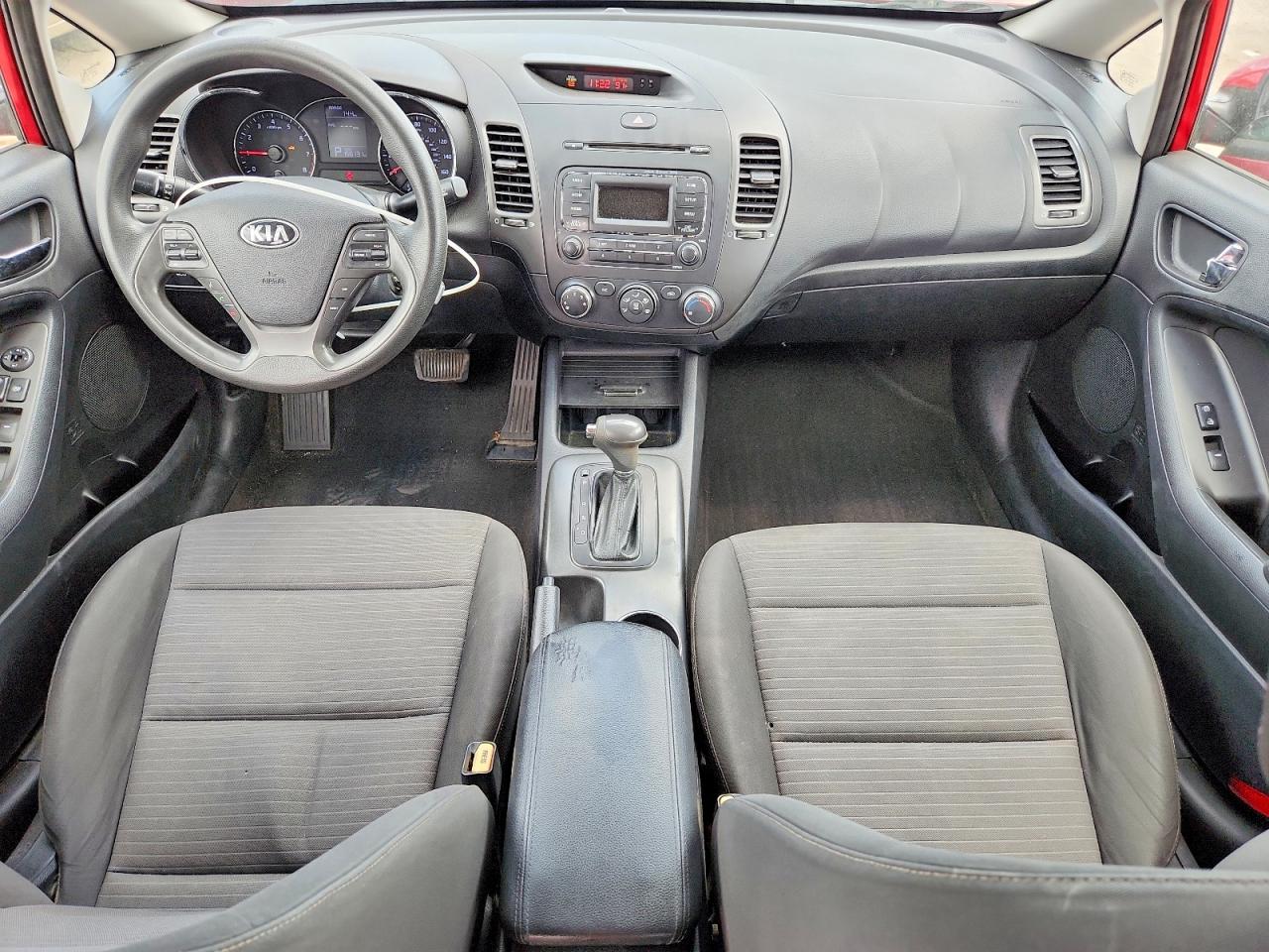 2015 Kia Forte Lx Red vin: KNAFX4A6XF5341673