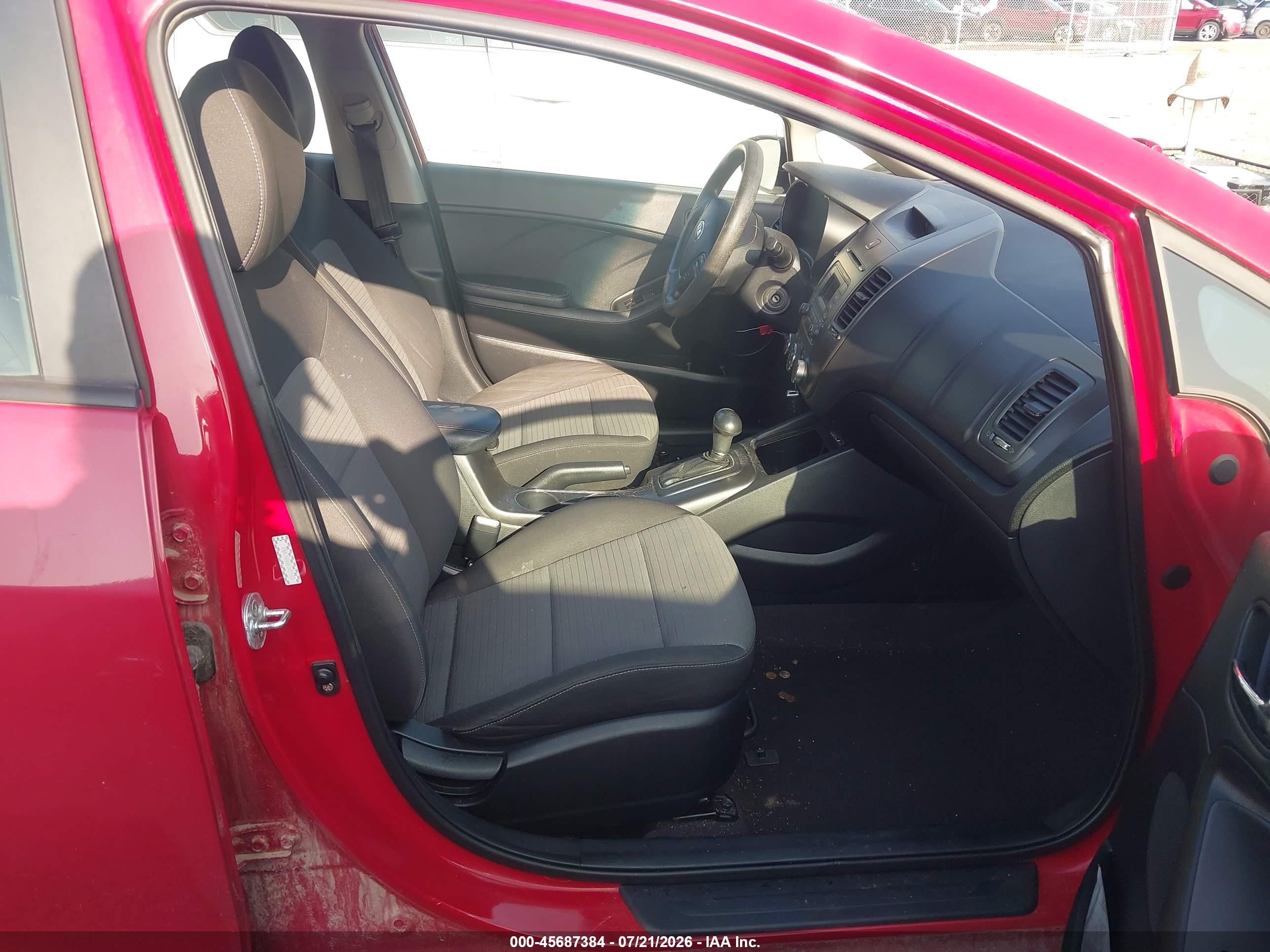 2015 Kia Forte Lx Красный vin: KNAFX4A6XF5421703