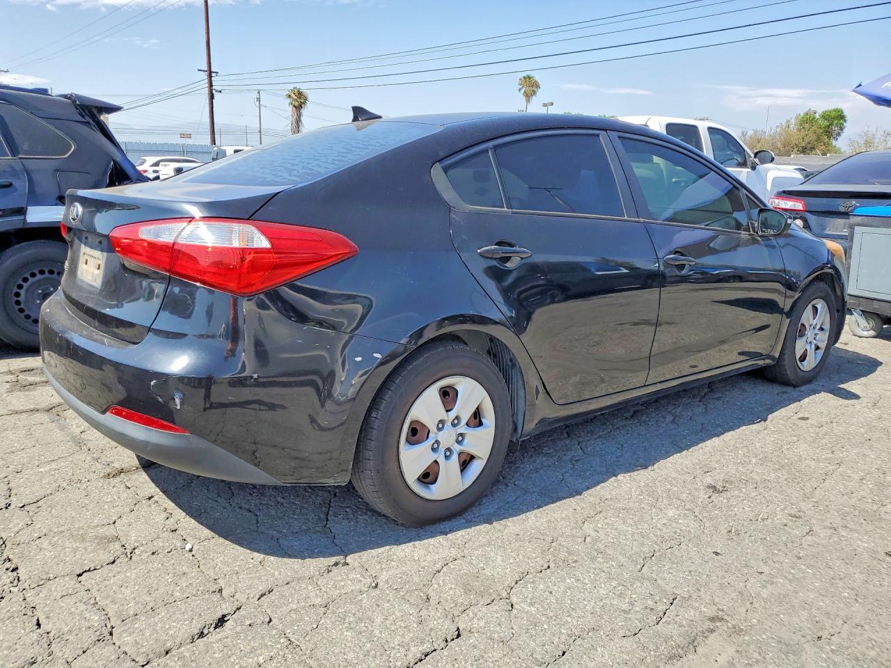 2015 Kia Forte Lx Black vin: KNAFX4A6XF5422110