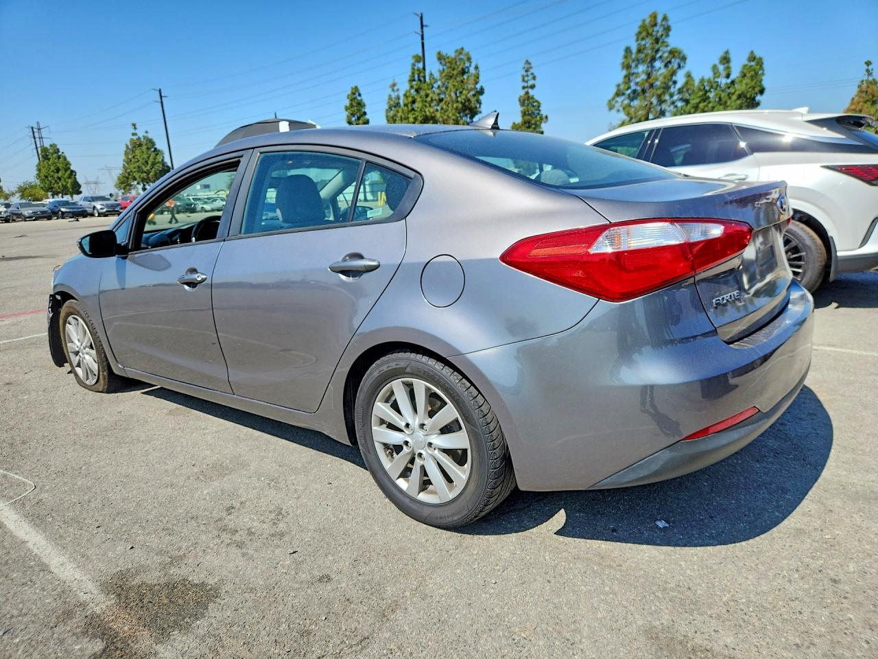 2016 Kia Forte Lx Gray vin: KNAFX4A6XG5443783