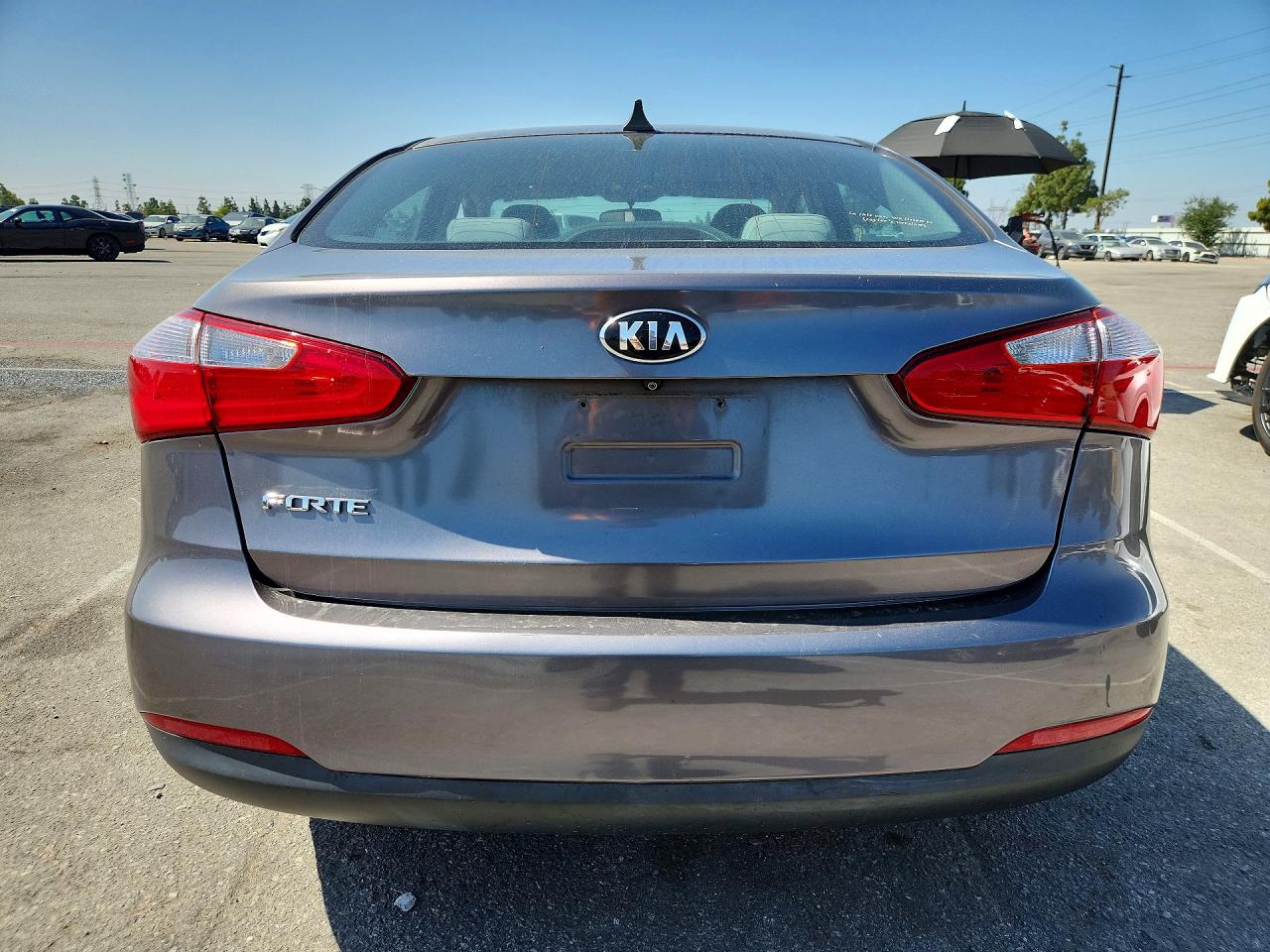 2016 Kia Forte Lx Gray vin: KNAFX4A6XG5443783