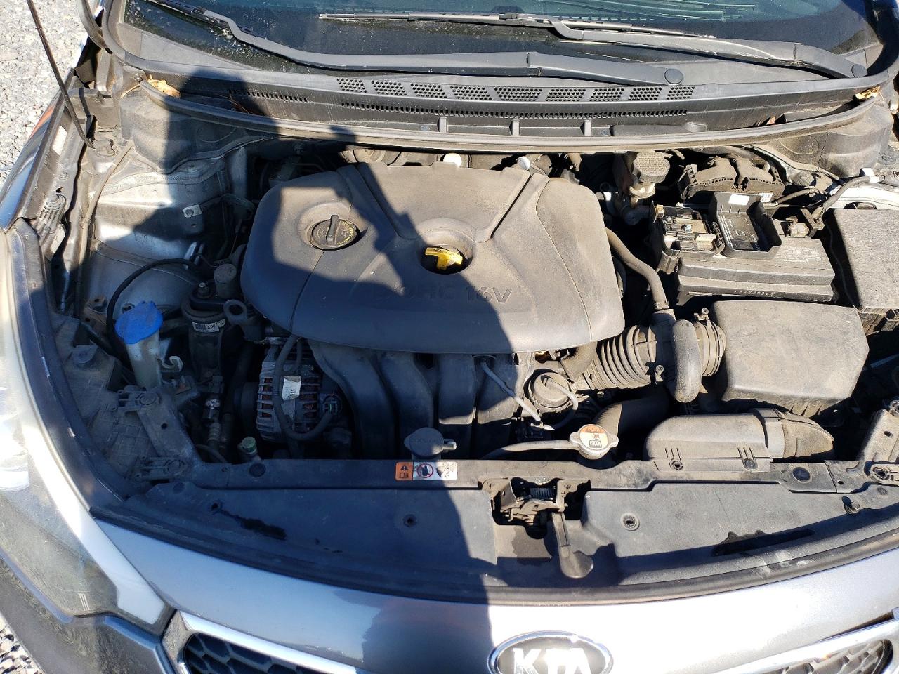 2016 Kia Forte Lx Gray vin: KNAFX4A6XG5584434
