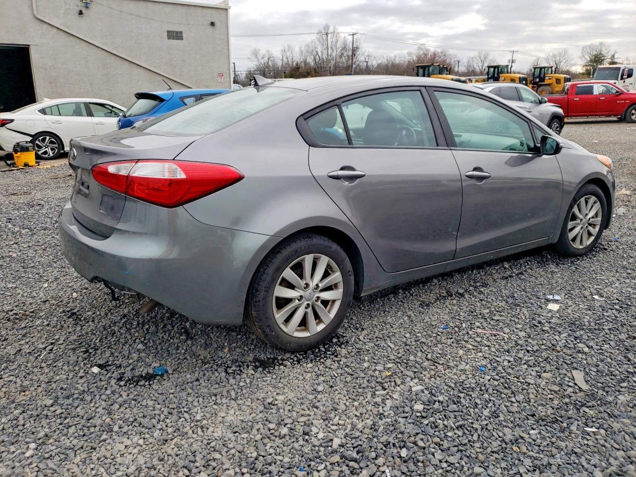 2016 Kia Forte Lx Gray vin: KNAFX4A6XG5584434