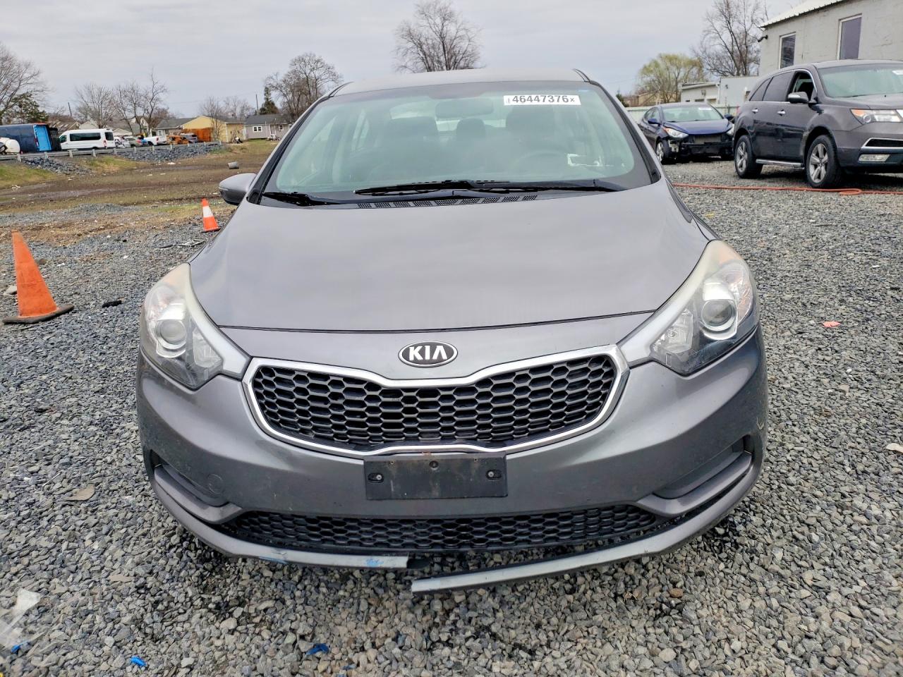 2016 Kia Forte Lx Gray vin: KNAFX4A6XG5584434