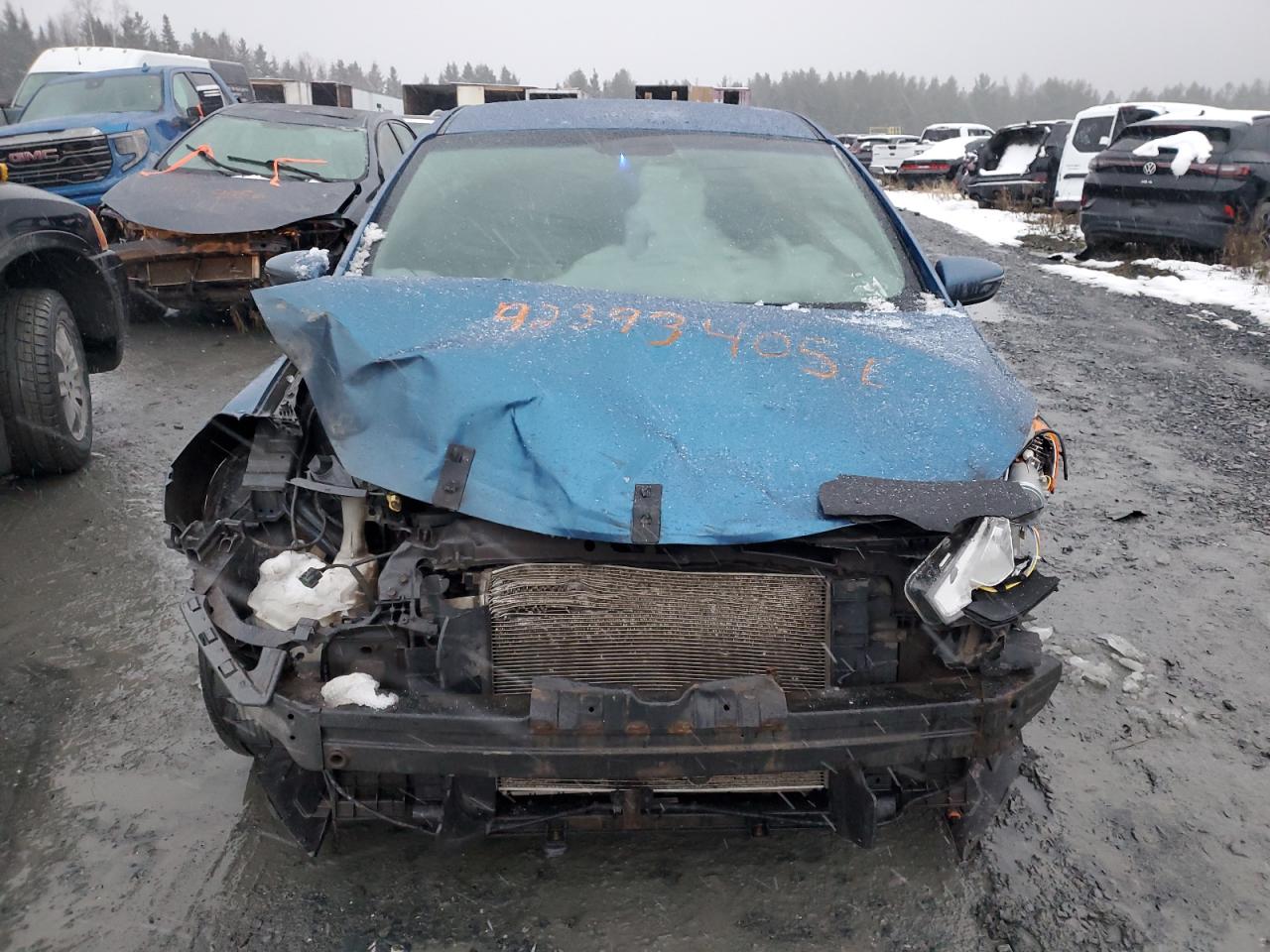 2014 Kia Forte Ex Blue vin: KNAFX4A80E5089190