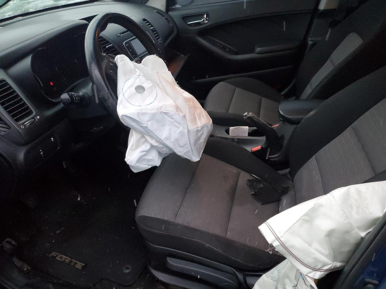 2014 Kia Forte Ex Blue vin: KNAFX4A80E5089190