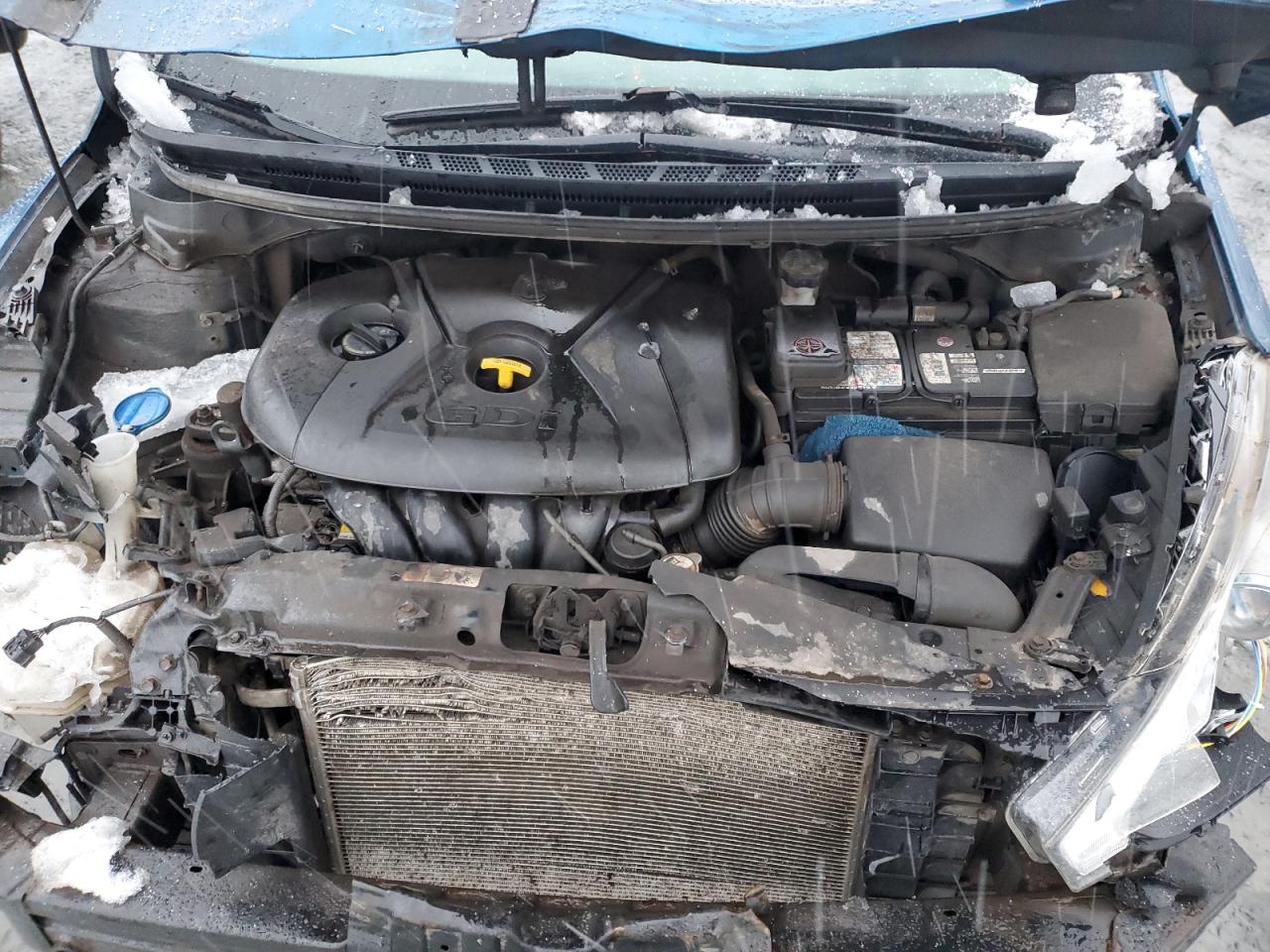 2014 Kia Forte Ex Blue vin: KNAFX4A80E5089190