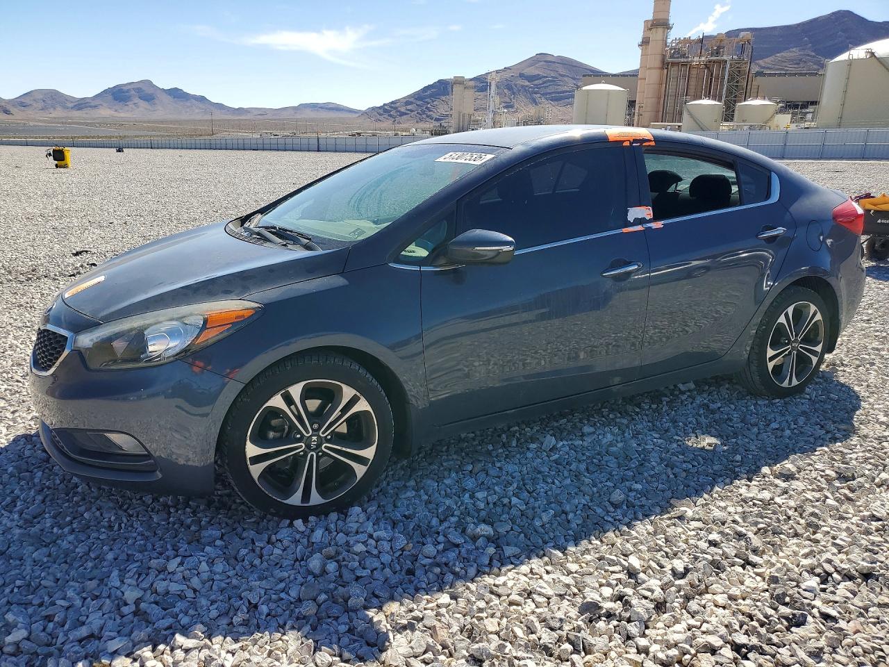 2014 Kia Forte Ex Gray vin: KNAFX4A80E5111611