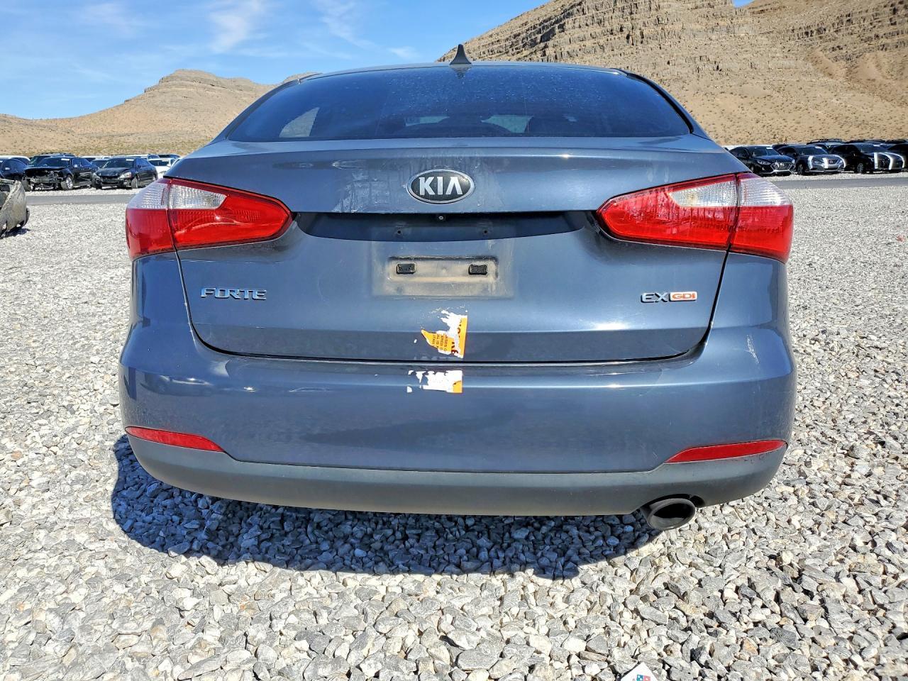 2014 Kia Forte Ex Gray vin: KNAFX4A80E5111611