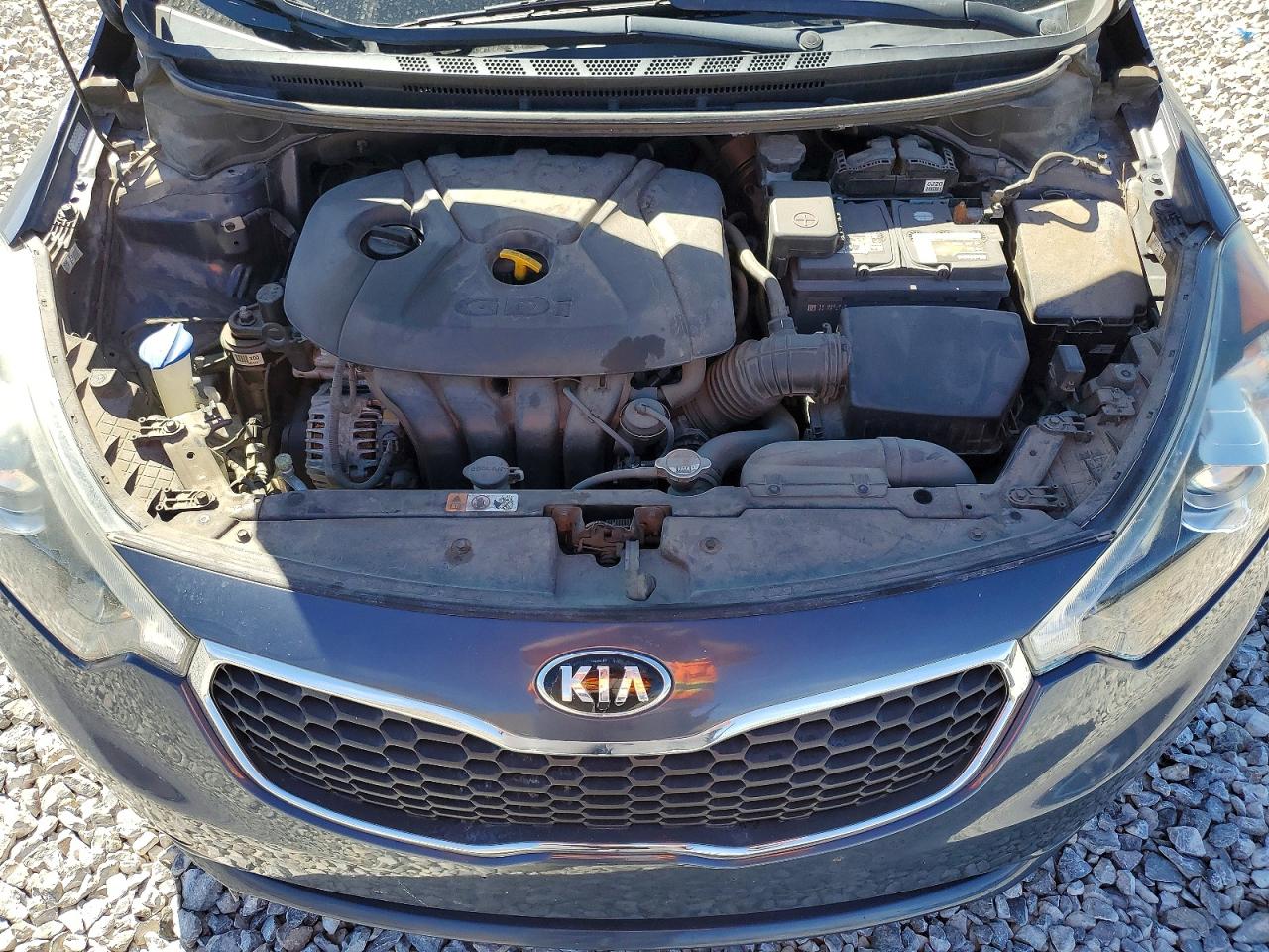 2014 Kia Forte Ex Gray vin: KNAFX4A80E5111611