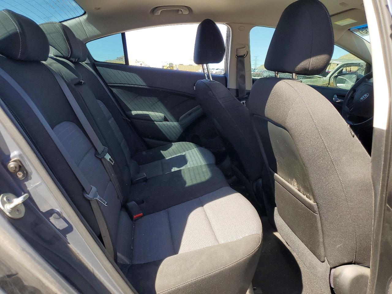 2014 Kia Forte Ex Gray vin: KNAFX4A80E5111611