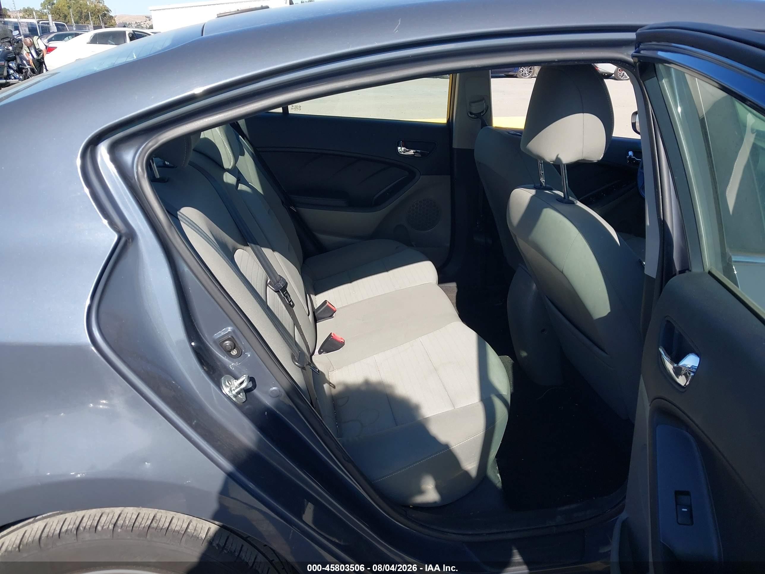 2014 Kia Forte Ex Gray vin: KNAFX4A80E5116341