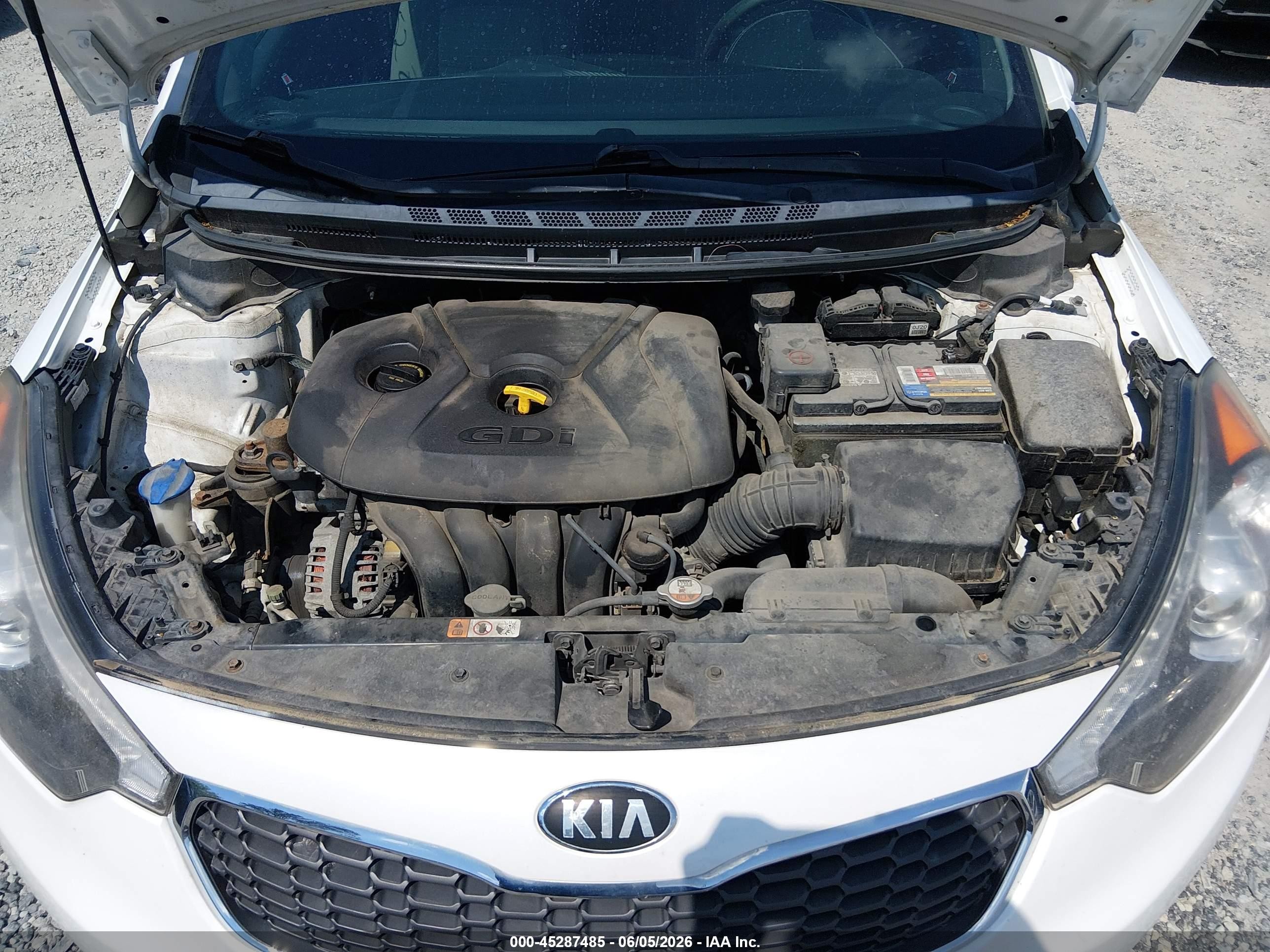2014 Kia Forte Ex White vin: KNAFX4A80E5122446