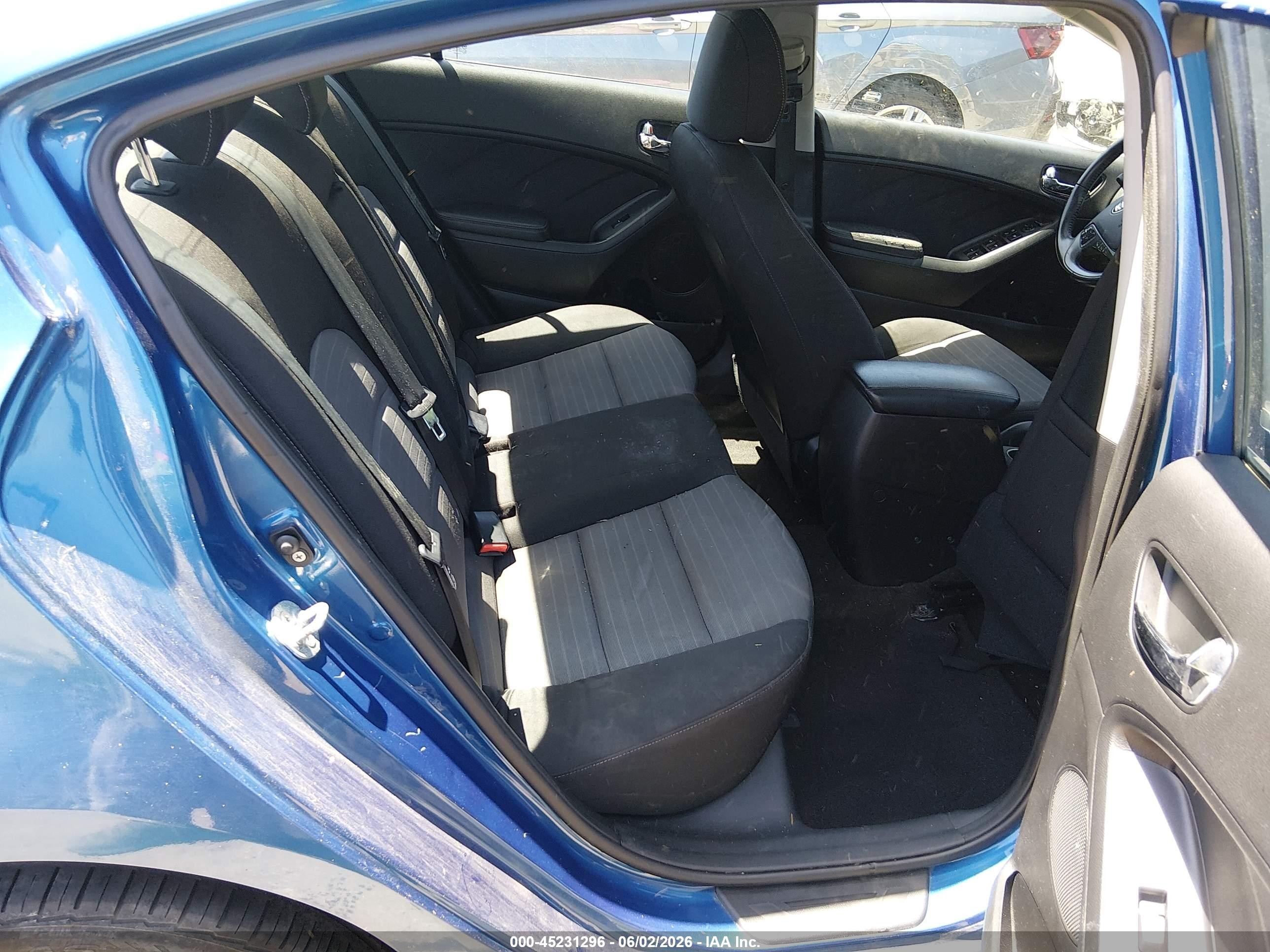 2014 Kia Forte Ex Blue vin: KNAFX4A80E5147668