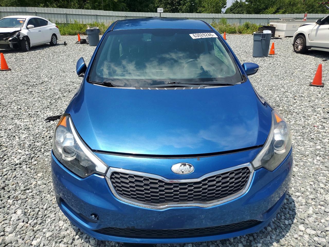 2014 Kia Forte Ex Blue vin: KNAFX4A80E5151218