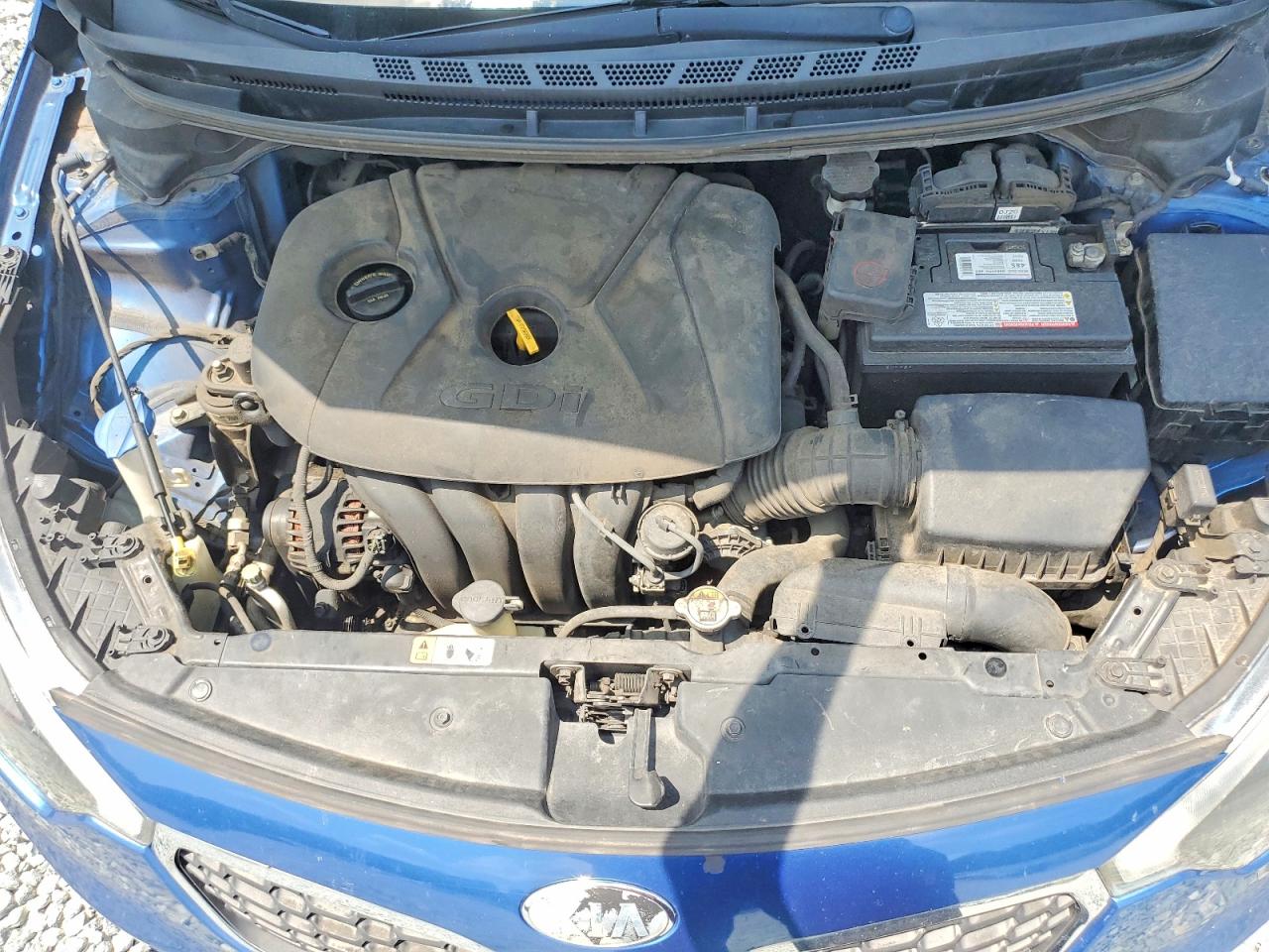 2014 Kia Forte Ex Blue vin: KNAFX4A80E5151218