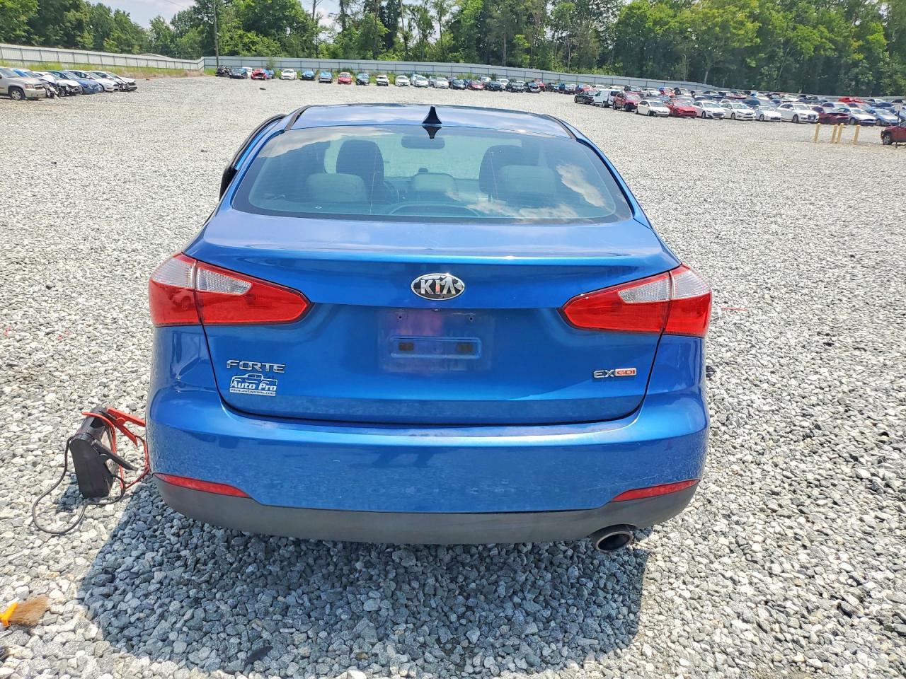 2014 Kia Forte Ex Blue vin: KNAFX4A80E5151218