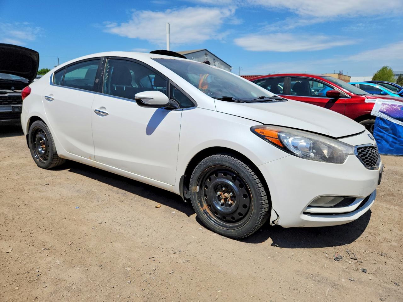 2014 Kia Forte Ex White vin: KNAFX4A80E5230047