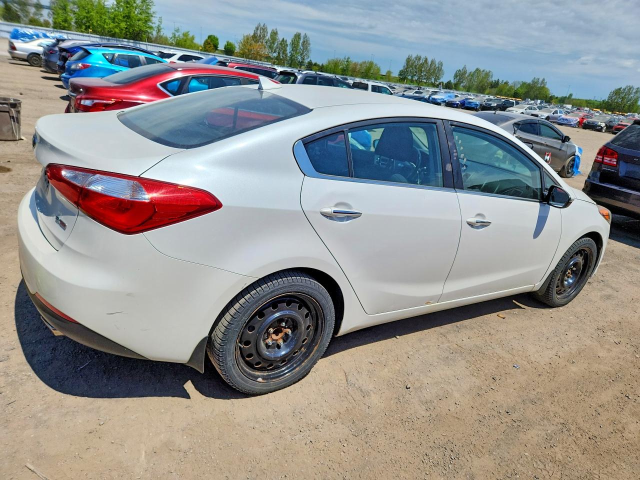 2014 Kia Forte Ex White vin: KNAFX4A80E5230047