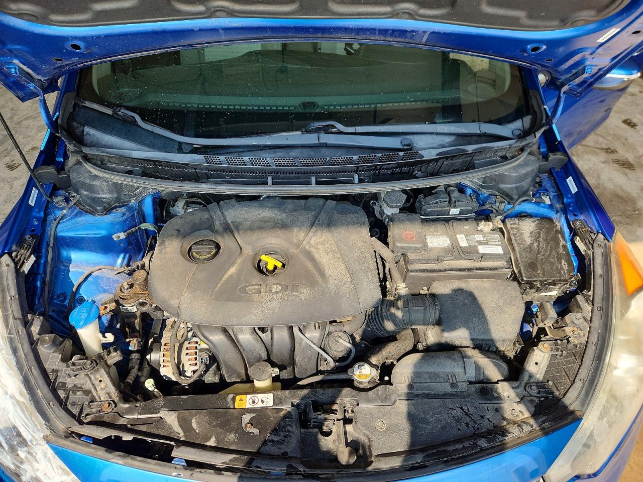 2015 Kia Forte Ex Blue vin: KNAFX4A80F5344518