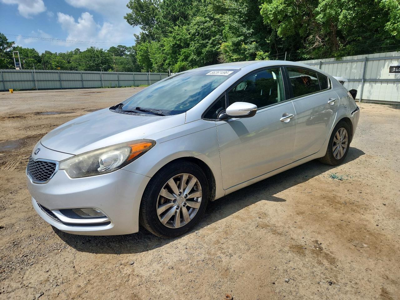 2015 Kia Forte Ex Silver vin: KNAFX4A80F5356927