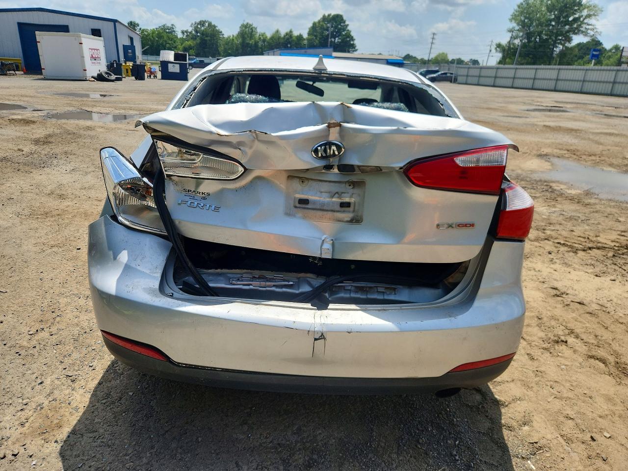 2015 Kia Forte Ex Silver vin: KNAFX4A80F5356927