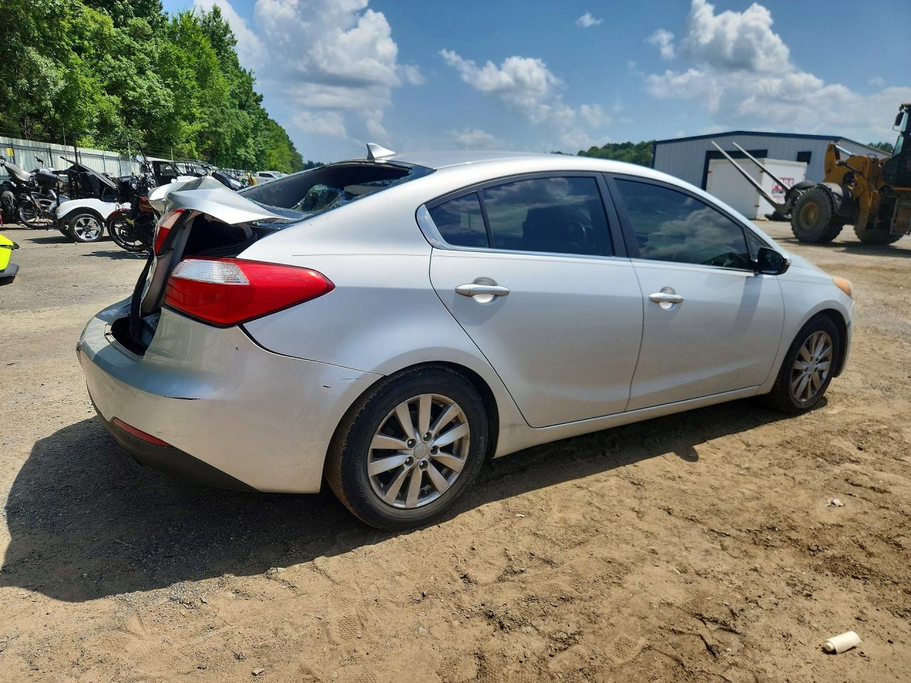 2015 Kia Forte Ex Silver vin: KNAFX4A80F5356927