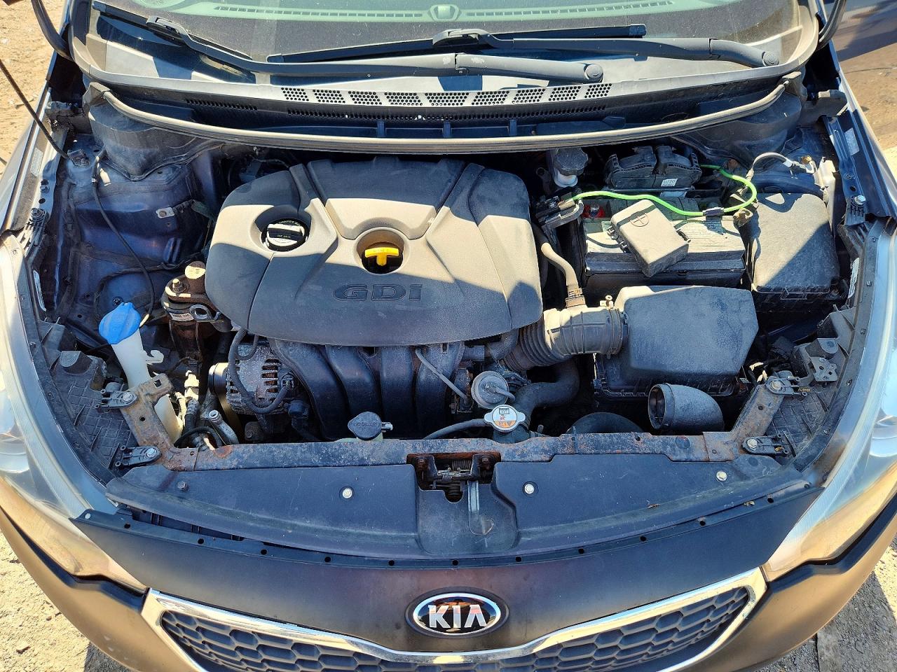 2014 Kia Forte Ex Gray vin: KNAFX4A81E5057753