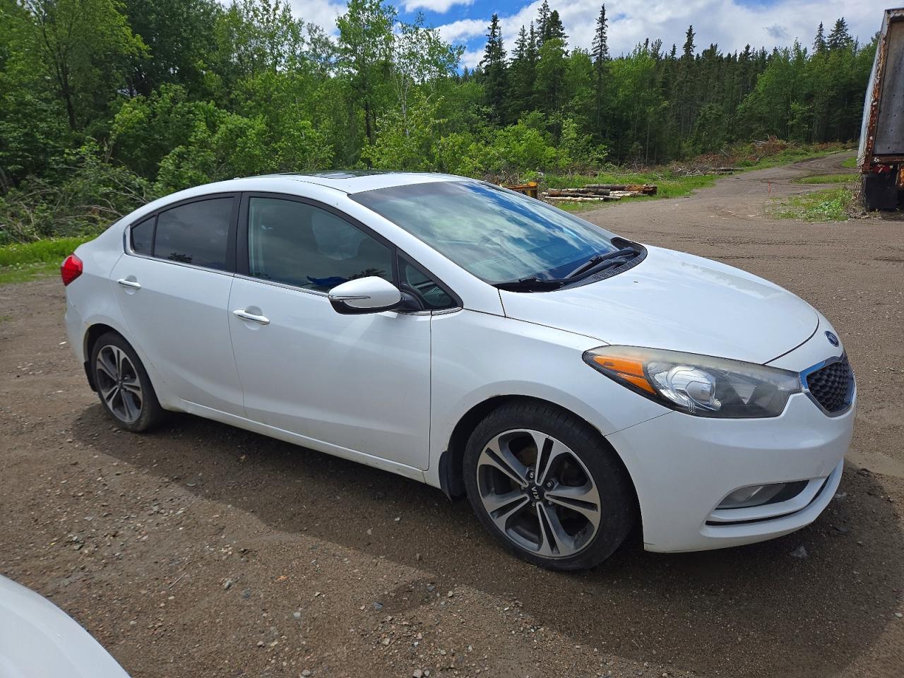2014 Kia Forte Ex White vin: KNAFX4A81E5060684