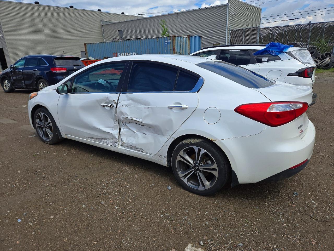 2014 Kia Forte Ex White vin: KNAFX4A81E5060684