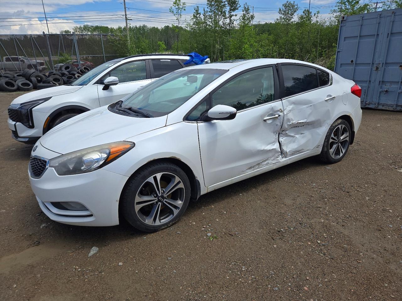 2014 Kia Forte Ex White vin: KNAFX4A81E5060684