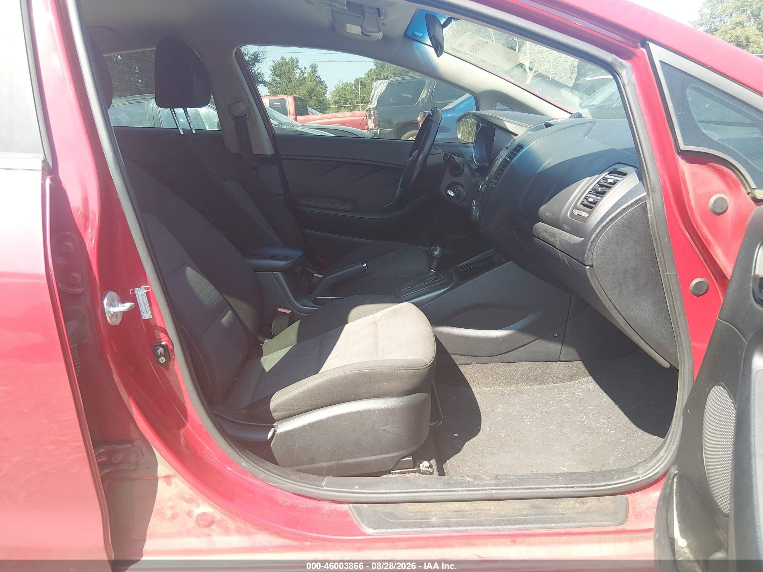 2014 Kia Forte Ex Red vin: KNAFX4A81E5102402
