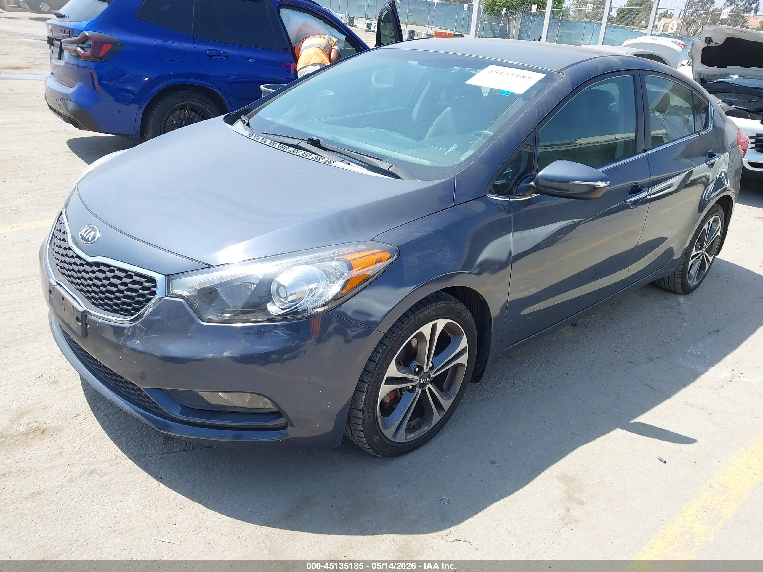 2014 Kia Forte Ex Black vin: KNAFX4A81E5103954