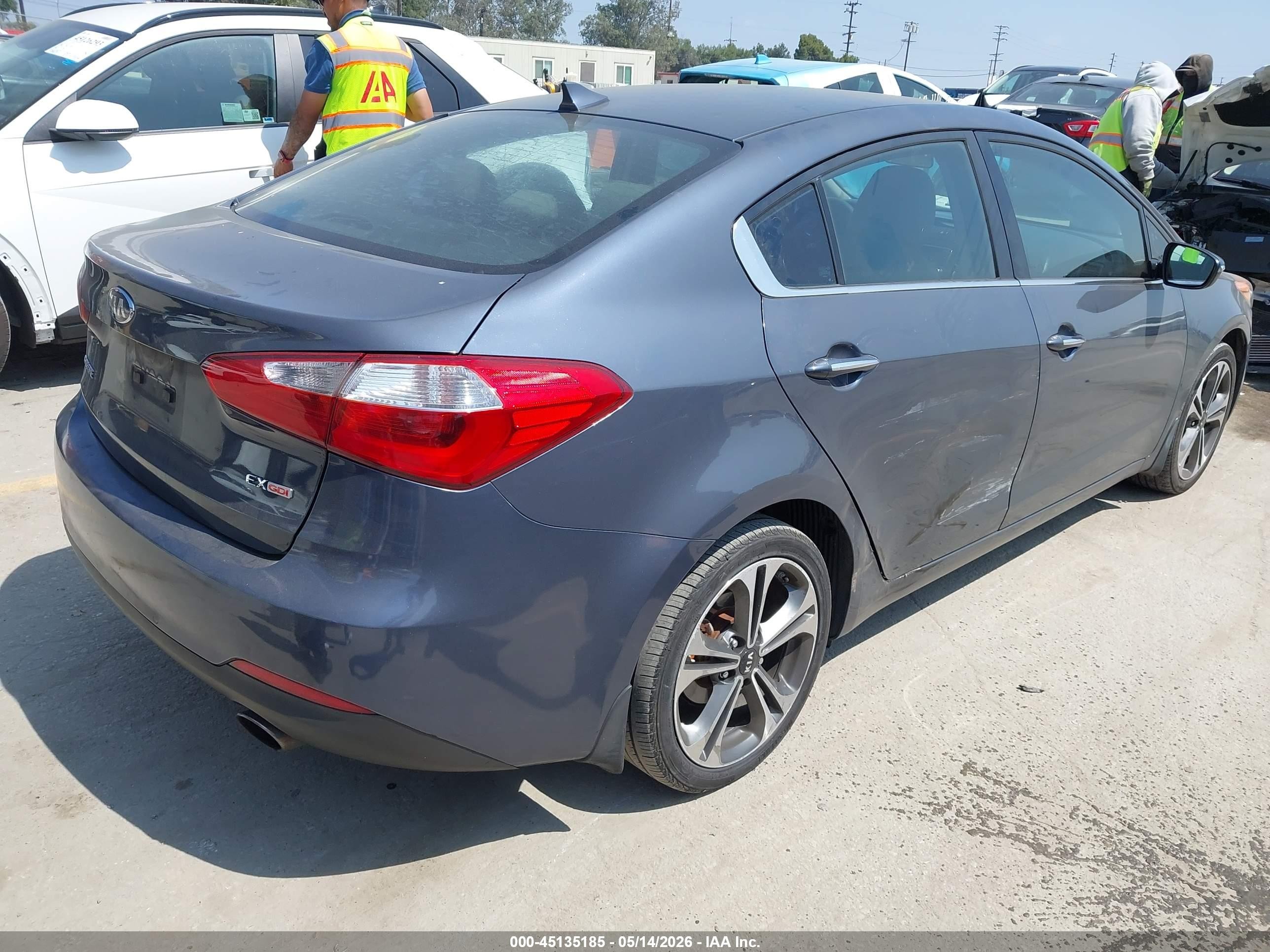 2014 Kia Forte Ex Black vin: KNAFX4A81E5103954