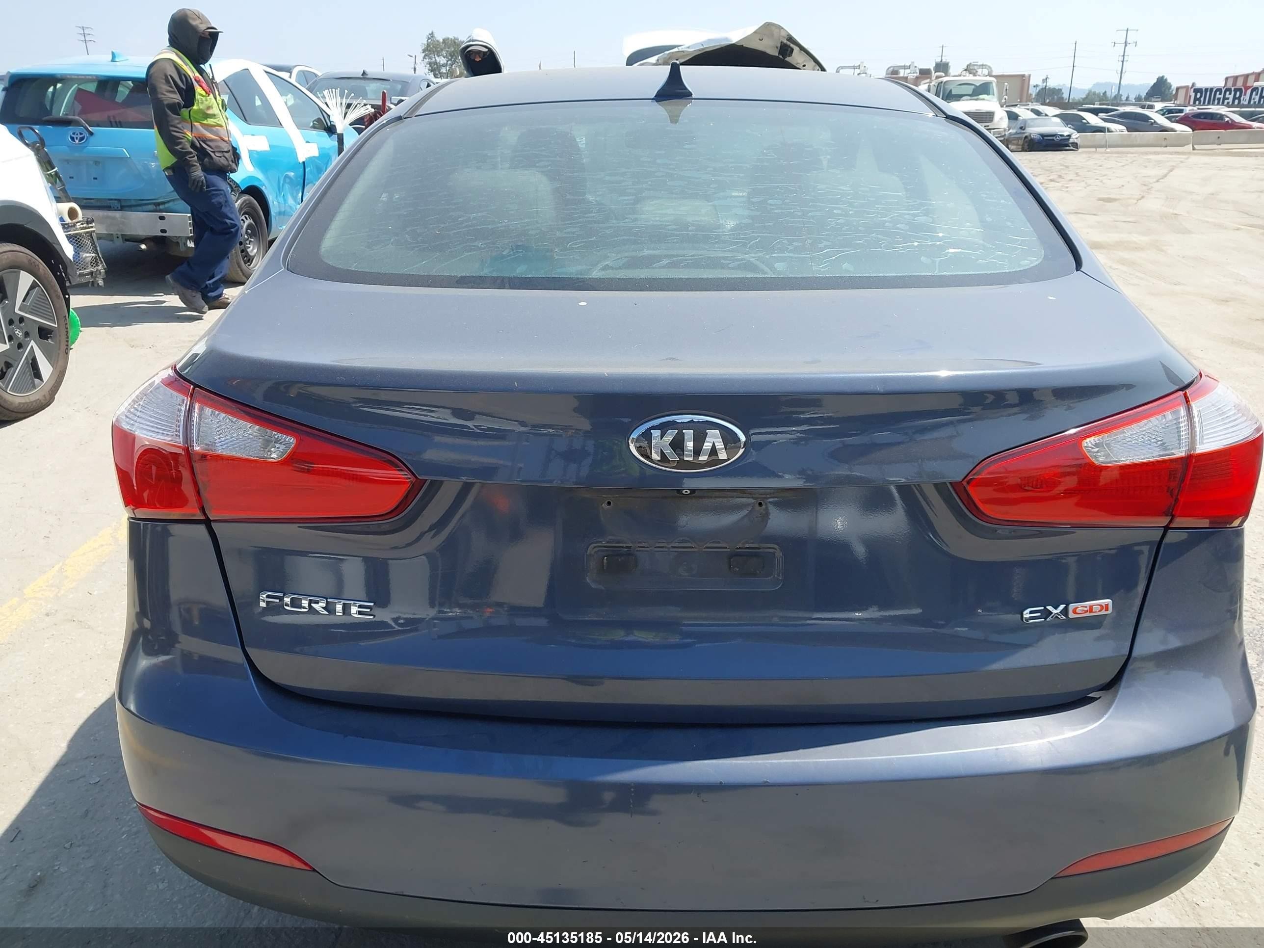 2014 Kia Forte Ex Black vin: KNAFX4A81E5103954