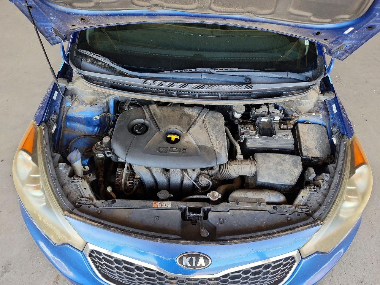 2014 Kia Forte Ex Blue vin: KNAFX4A81E5116445