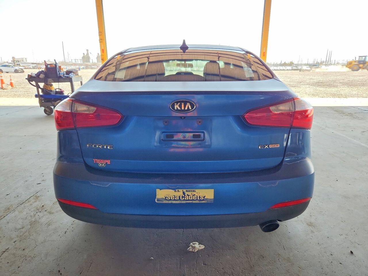 2014 Kia Forte Ex Blue vin: KNAFX4A81E5116445