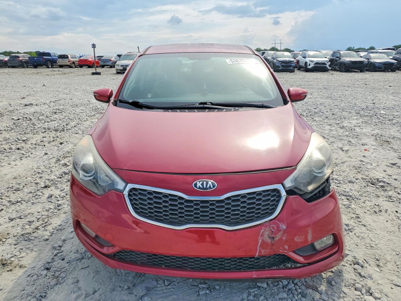 2014 Kia Forte Ex Red vin: KNAFX4A81E5157870