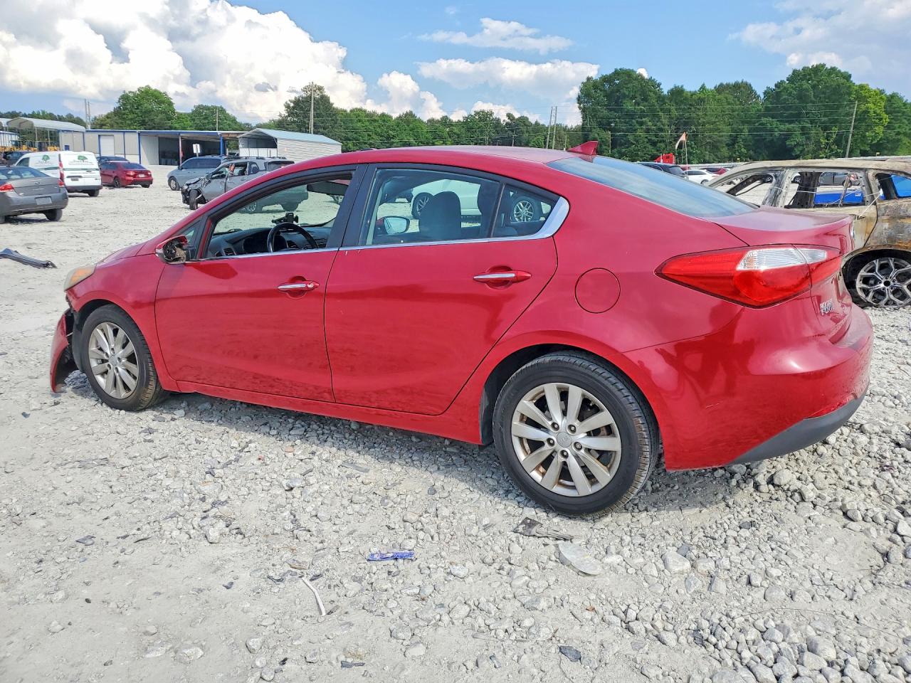 2014 Kia Forte Ex Red vin: KNAFX4A81E5157870