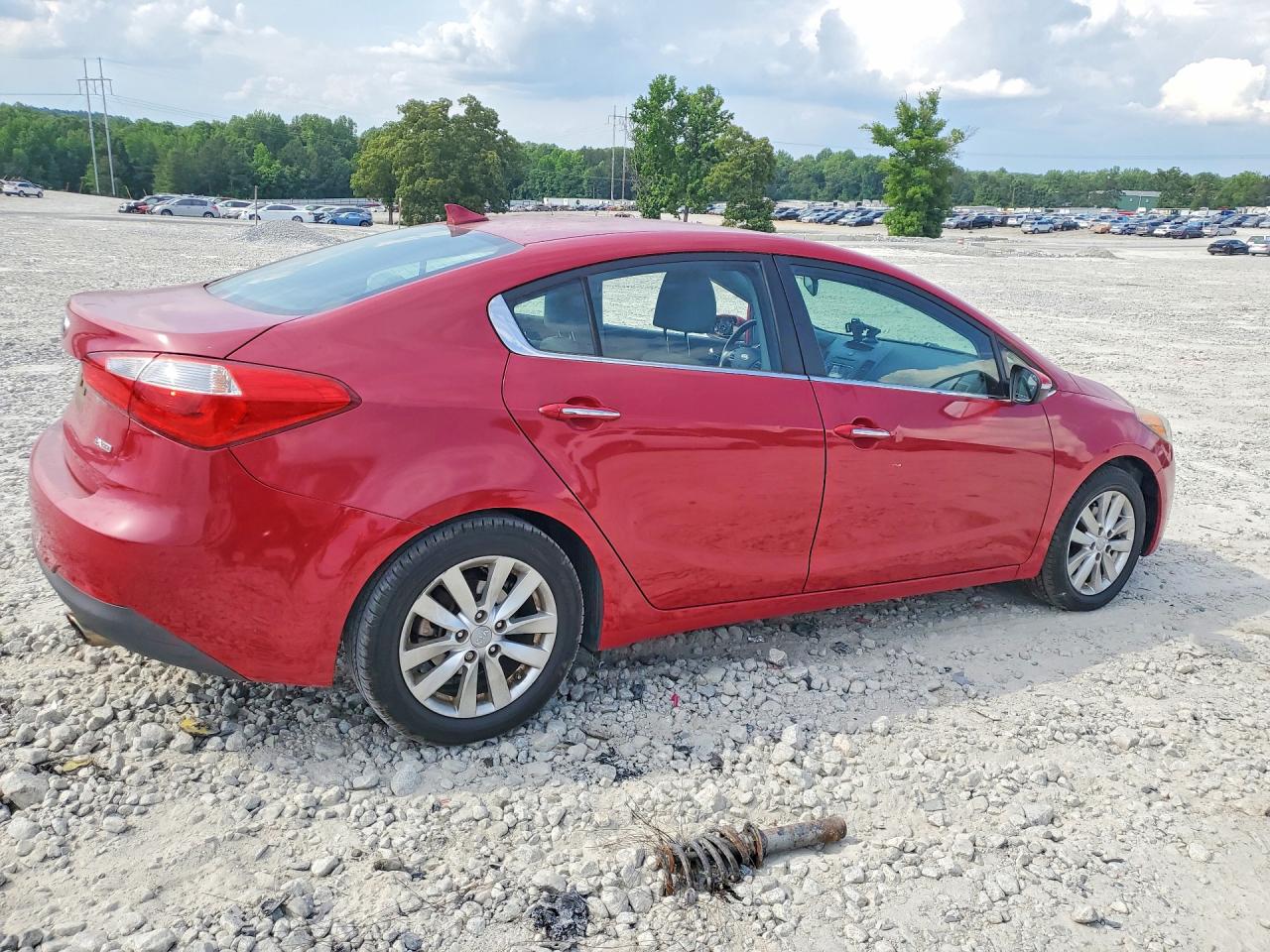 2014 Kia Forte Ex Red vin: KNAFX4A81E5157870
