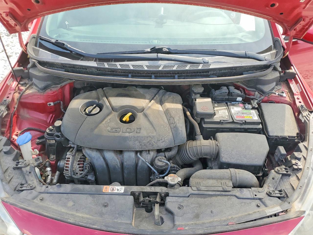 2014 Kia Forte Ex Red vin: KNAFX4A81E5157870