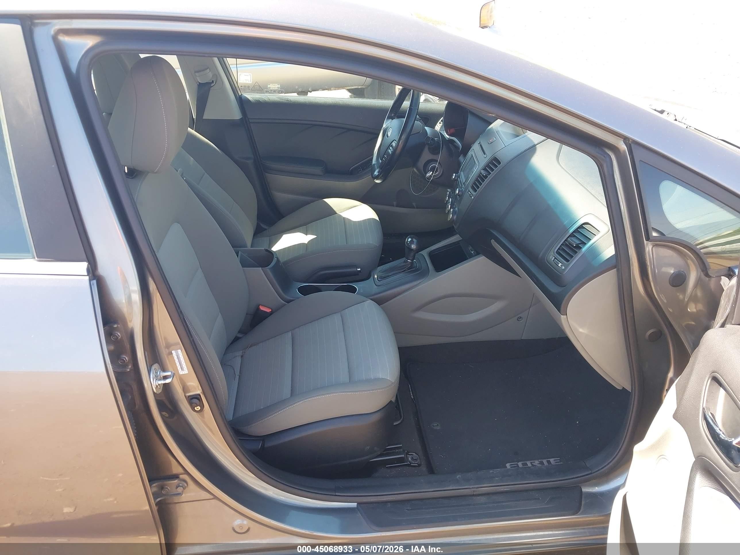 2014 Kia Forte Ex Серый vin: KNAFX4A81E5165810