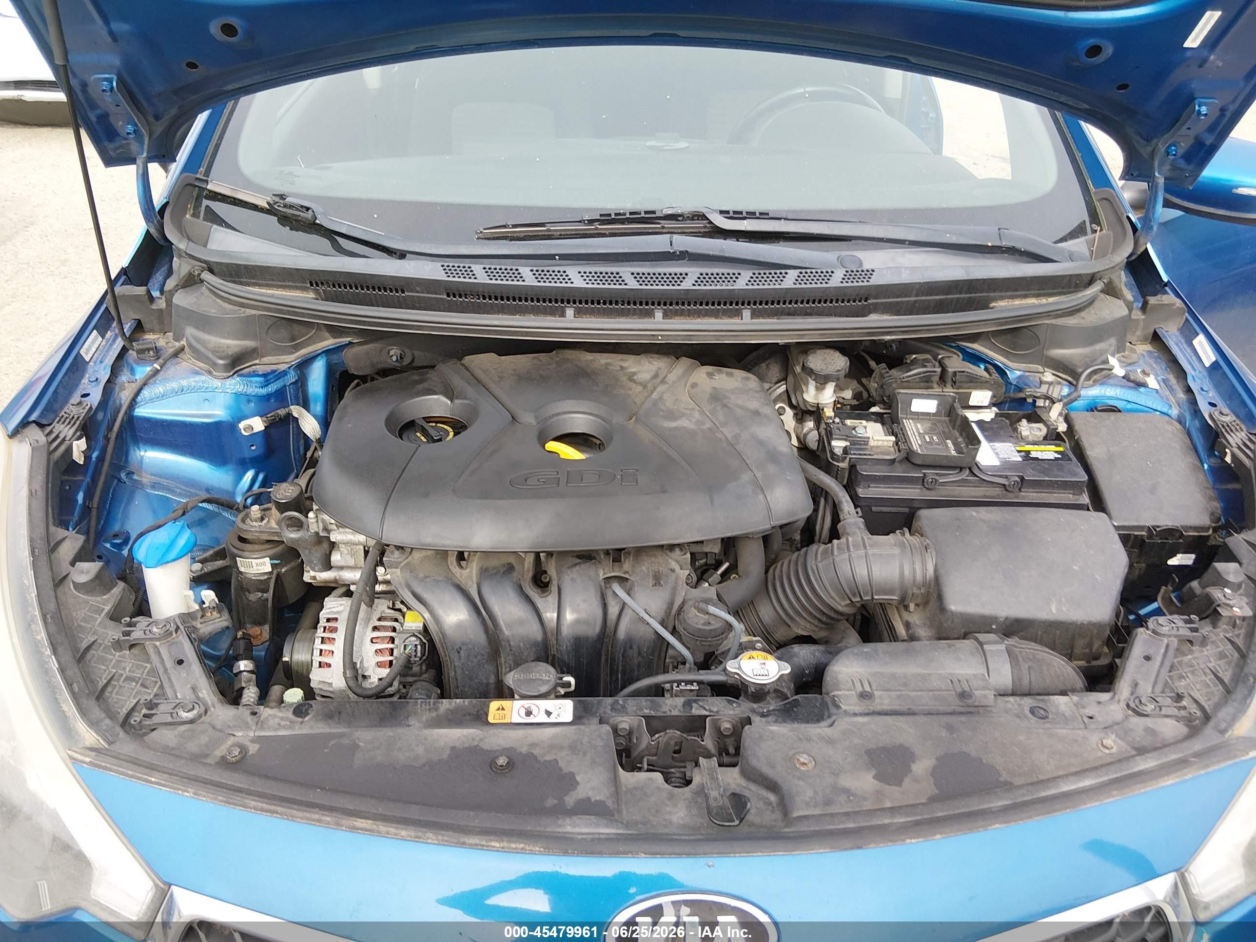 2015 Kia Forte Ex Blue vin: KNAFX4A81F5280490
