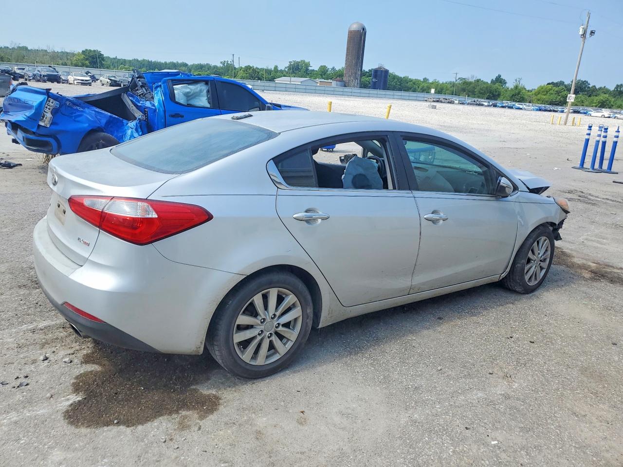 2015 Kia Forte Ex Silver vin: KNAFX4A81F5391167