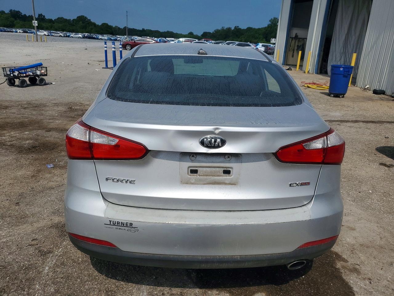 2015 Kia Forte Ex Silver vin: KNAFX4A81F5391167