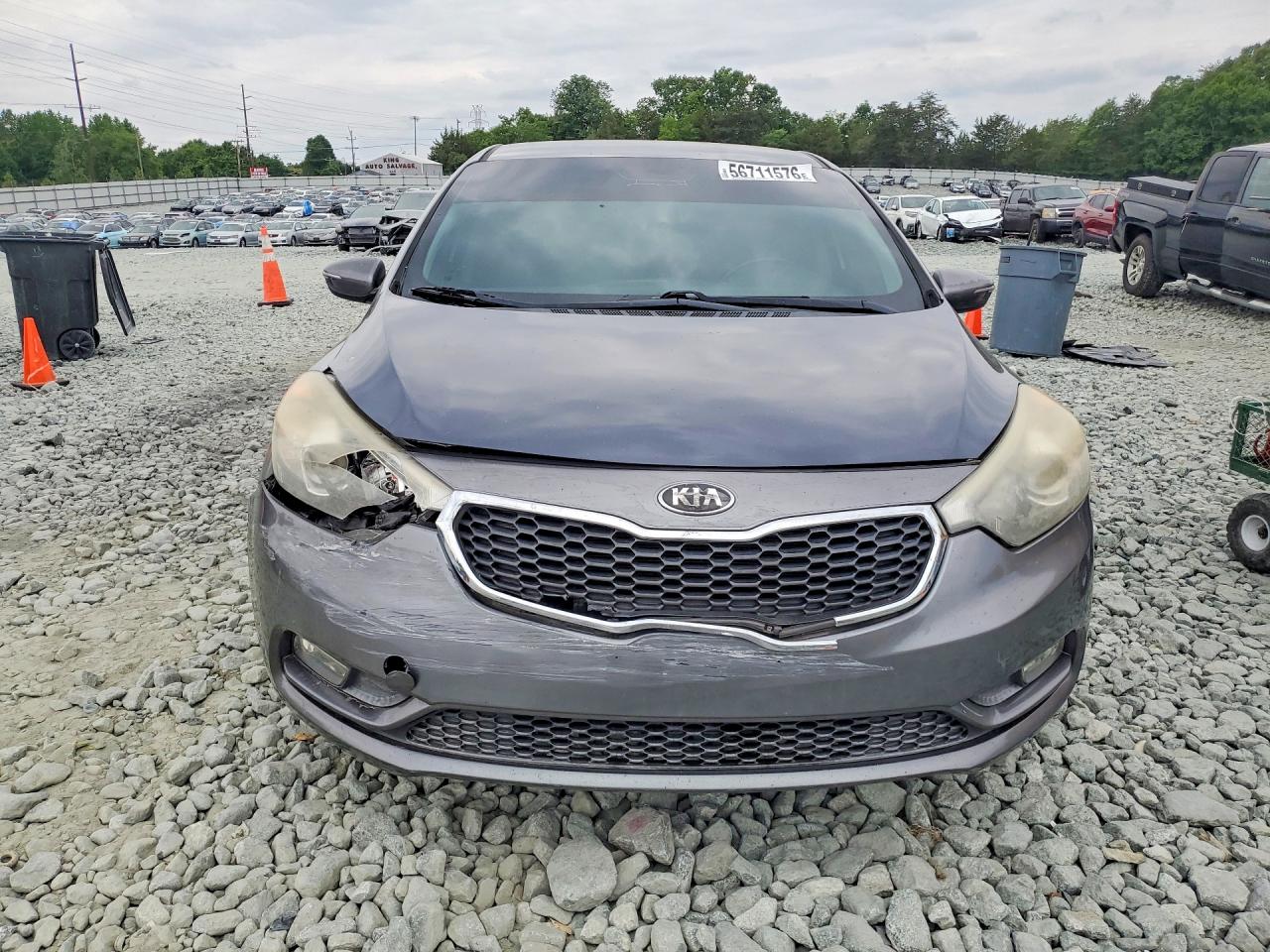 2015 Kia Forte Ex Серый vin: KNAFX4A81F5392982