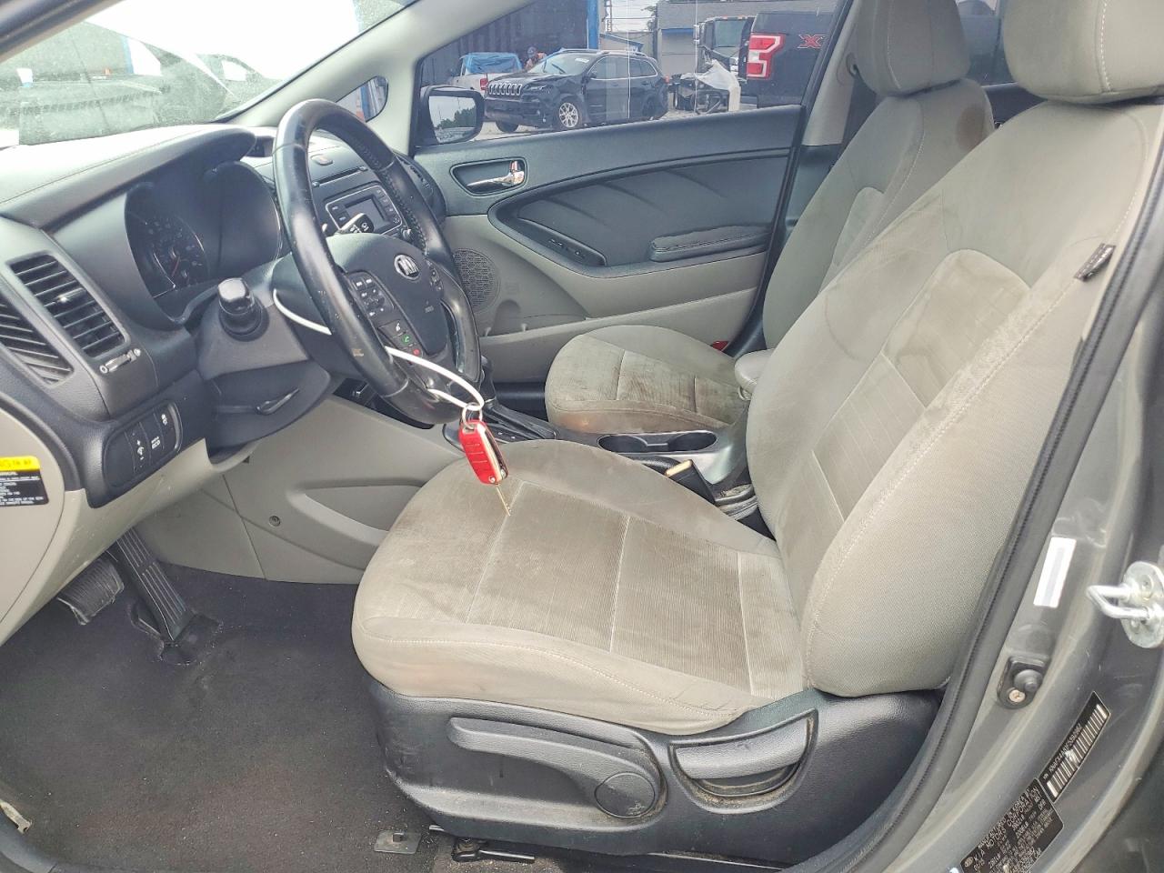 2015 Kia Forte Ex Серый vin: KNAFX4A81F5392982