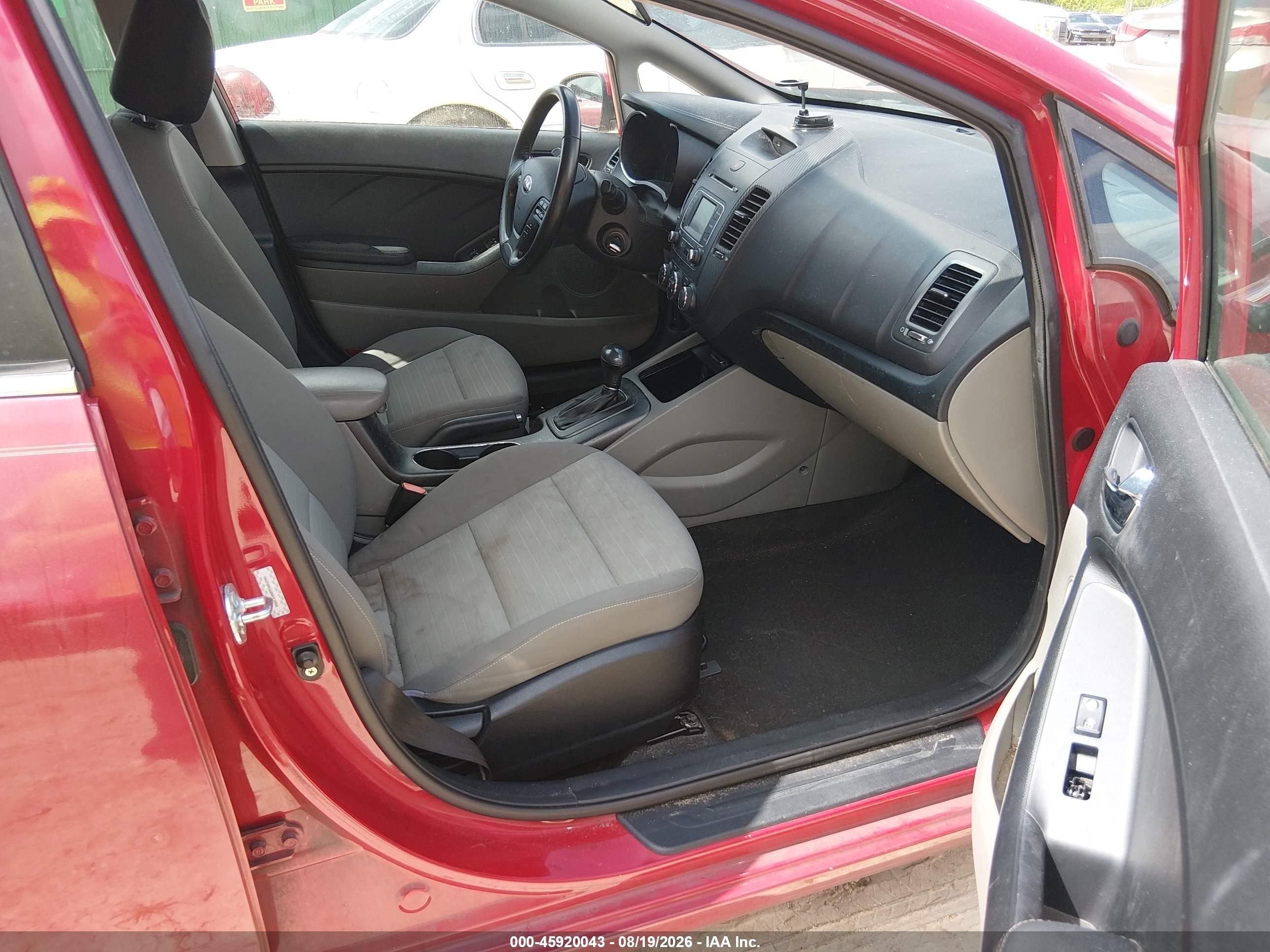 2014 Kia Forte Ex Red vin: KNAFX4A82E5050200